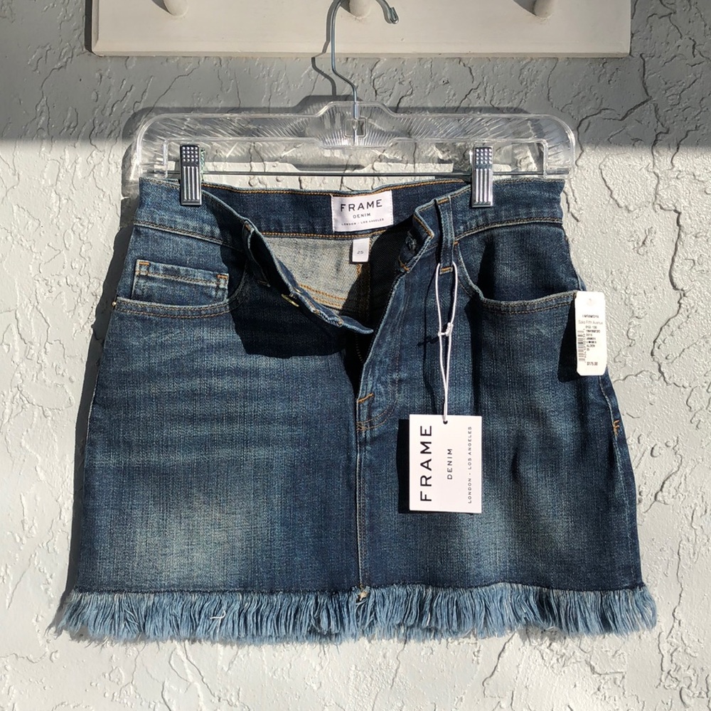 Frame jean skirt